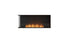 Ecosmart Fire Flex 50LC Left Corner Fireplace Insert - Black Finish / Stainless Steel Burner - ESF.FX.50LC